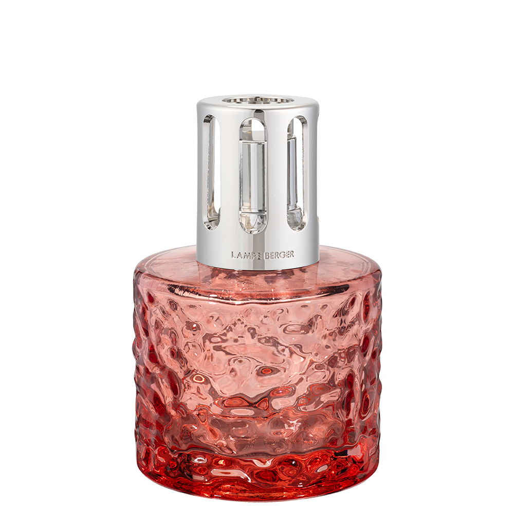 Mirage estivale corail, coffret lampe berger diffuseur de parfum à catalyse + fresh spirit - maison berger paris