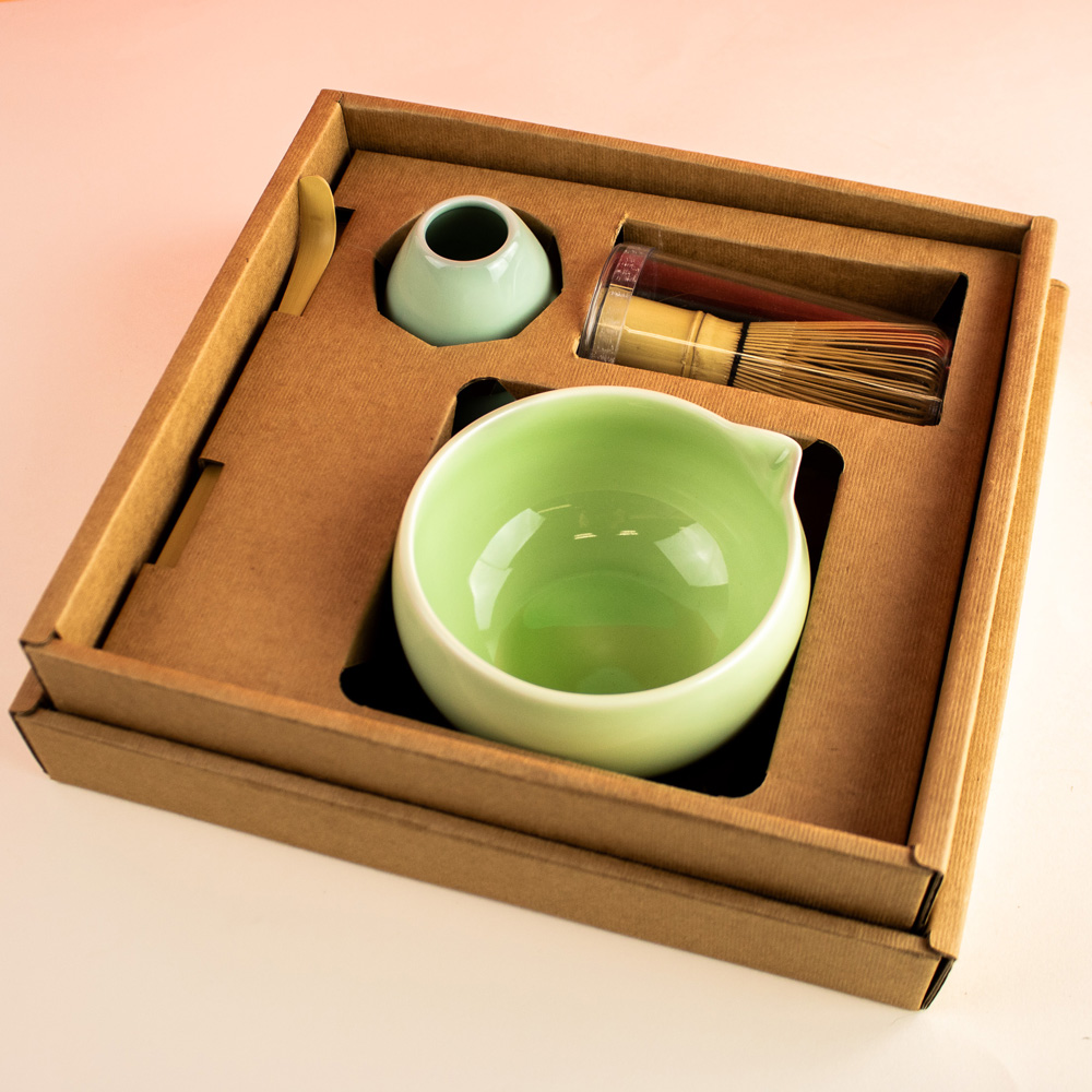 Coffret 4 pièces matcha - table et passion 