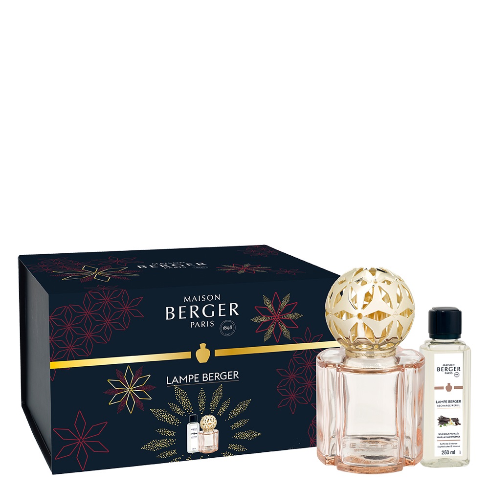 Coffret lampe berger pomelis nude diffuseur à catalyse + 250ml splendeur vanillée - maison berger paris