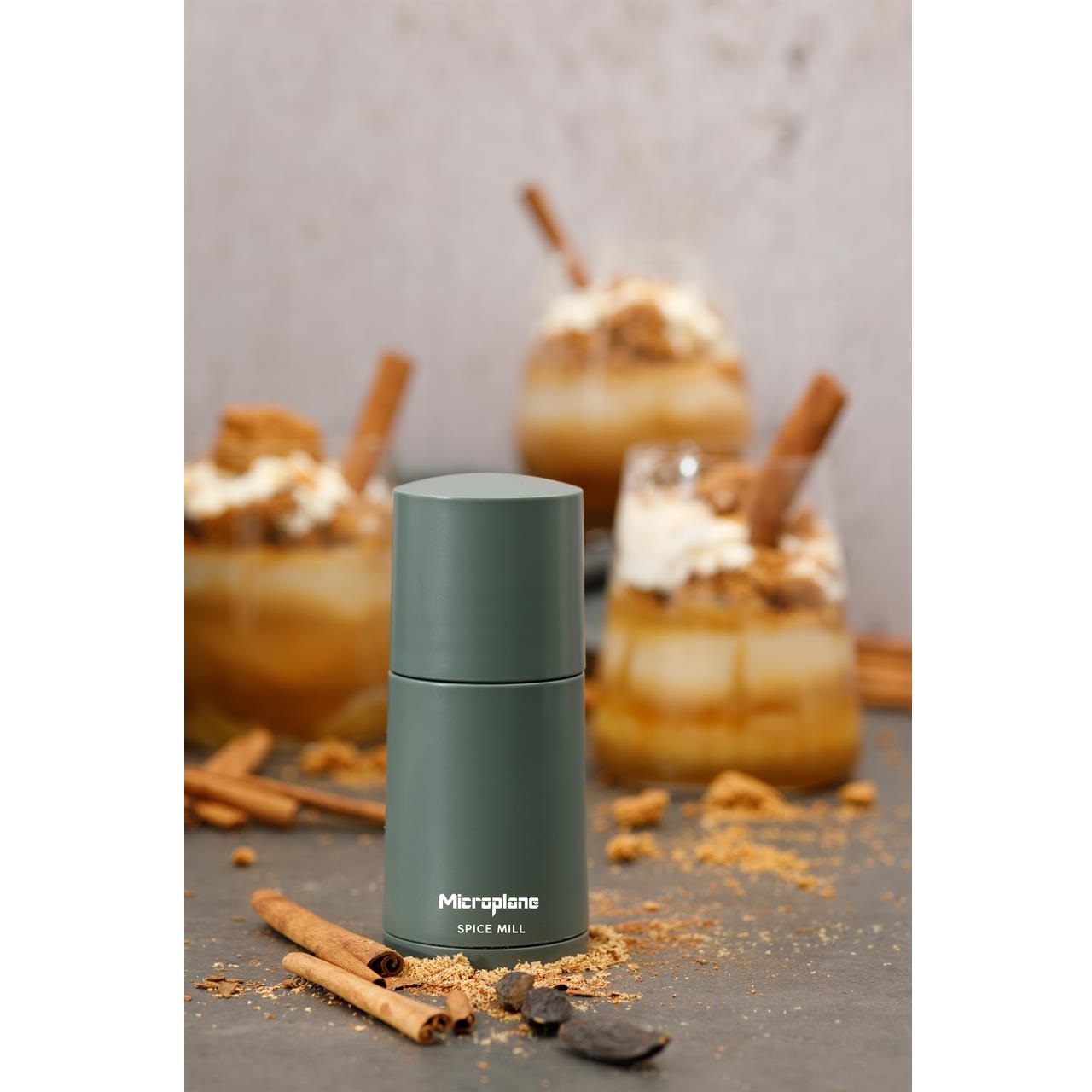 Moulin à épices eucalyptus green - microplane
