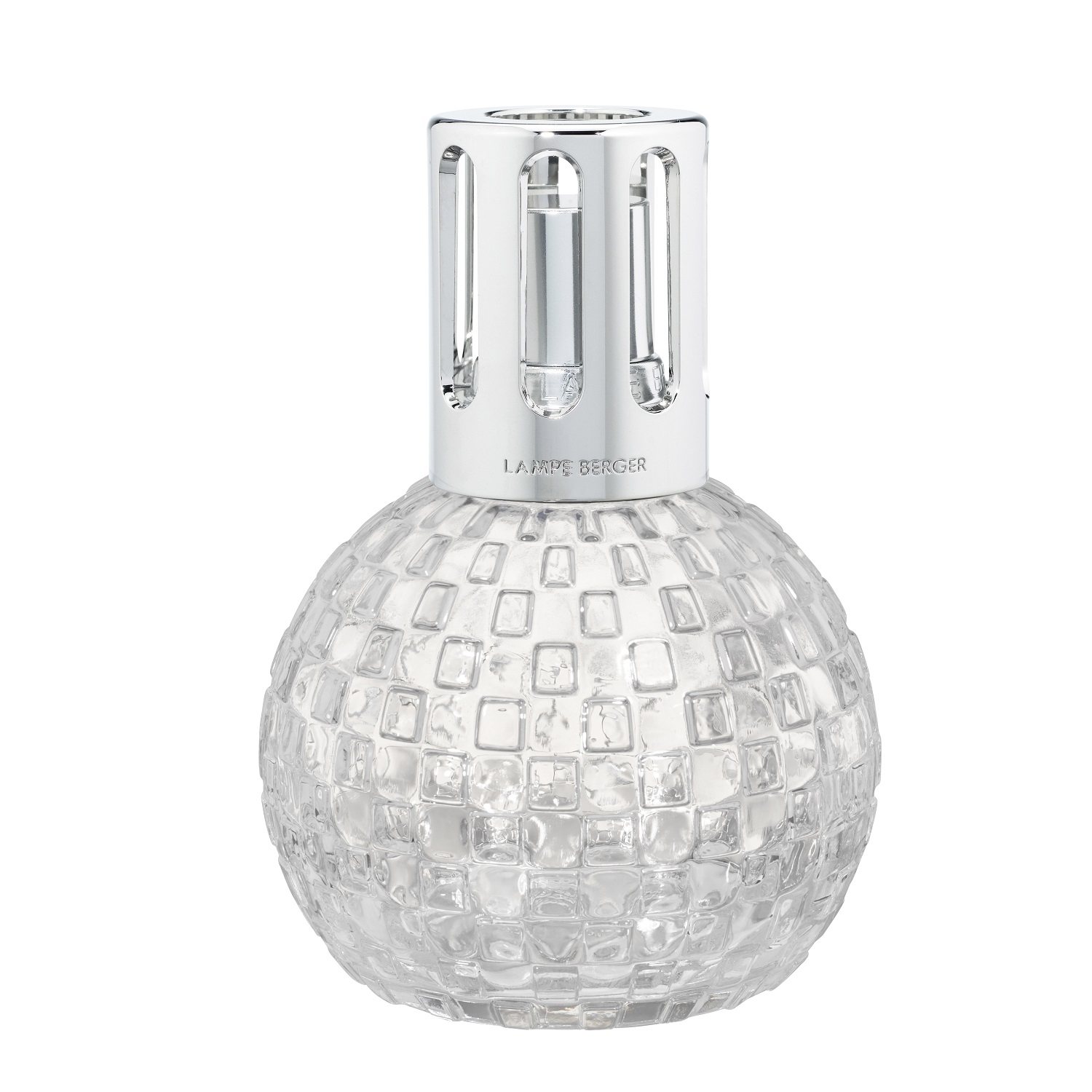 Coffret lampe berger disco transparente diffuseur à catalyse + 250ml liliflora - maison berger paris