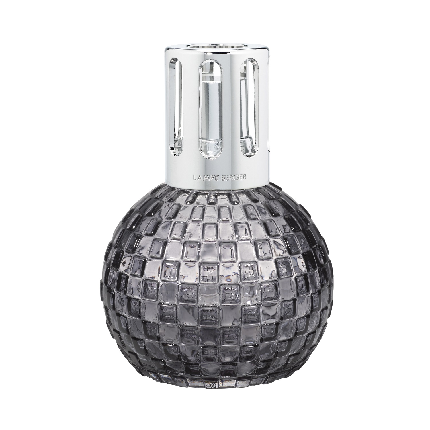Coffret lampe berger disco grise diffuseur à catalyse + 250ml poussière d'ambre - maison berger paris