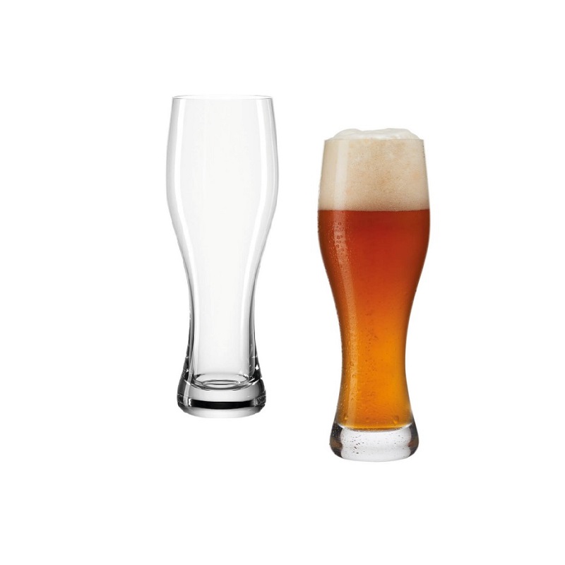 Taverna lot de 2 verres a biere blanche 33 cl - leonardo