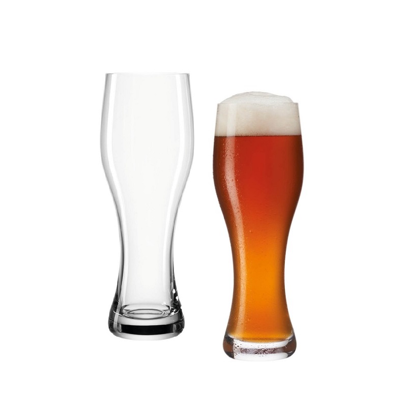 Taverna lot de 2 verres a biere blanche 50 cl - leonardo