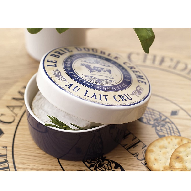 Boite a brie en ceramique pour la cuisson conservation et l'affinage 11,5 cm - artesa