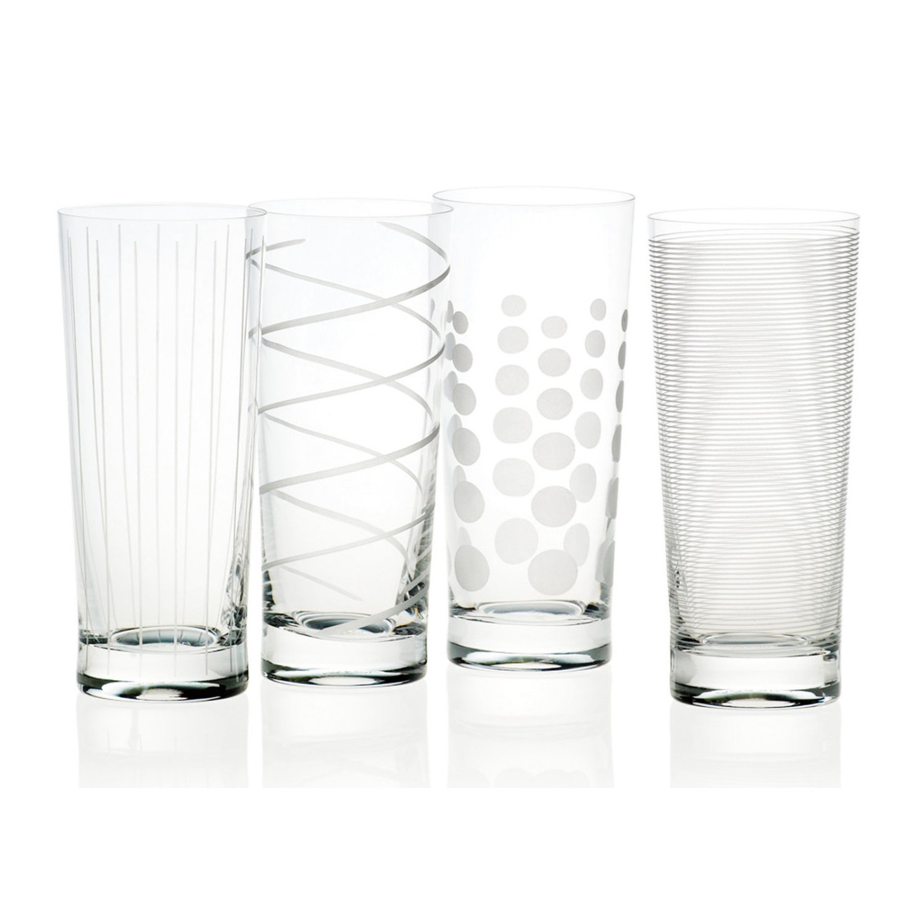 Mikasa cheers lot de 4 verres à jus de fruits ou cocktail - kitchencraft
