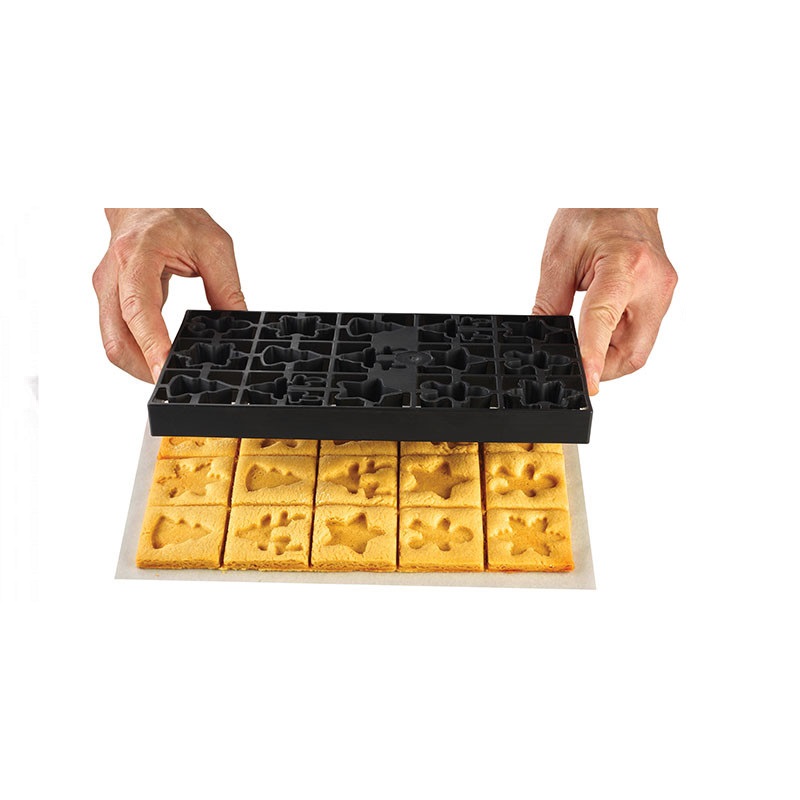 Kit impression a gateaux voila cookie winter holiday - silikomart