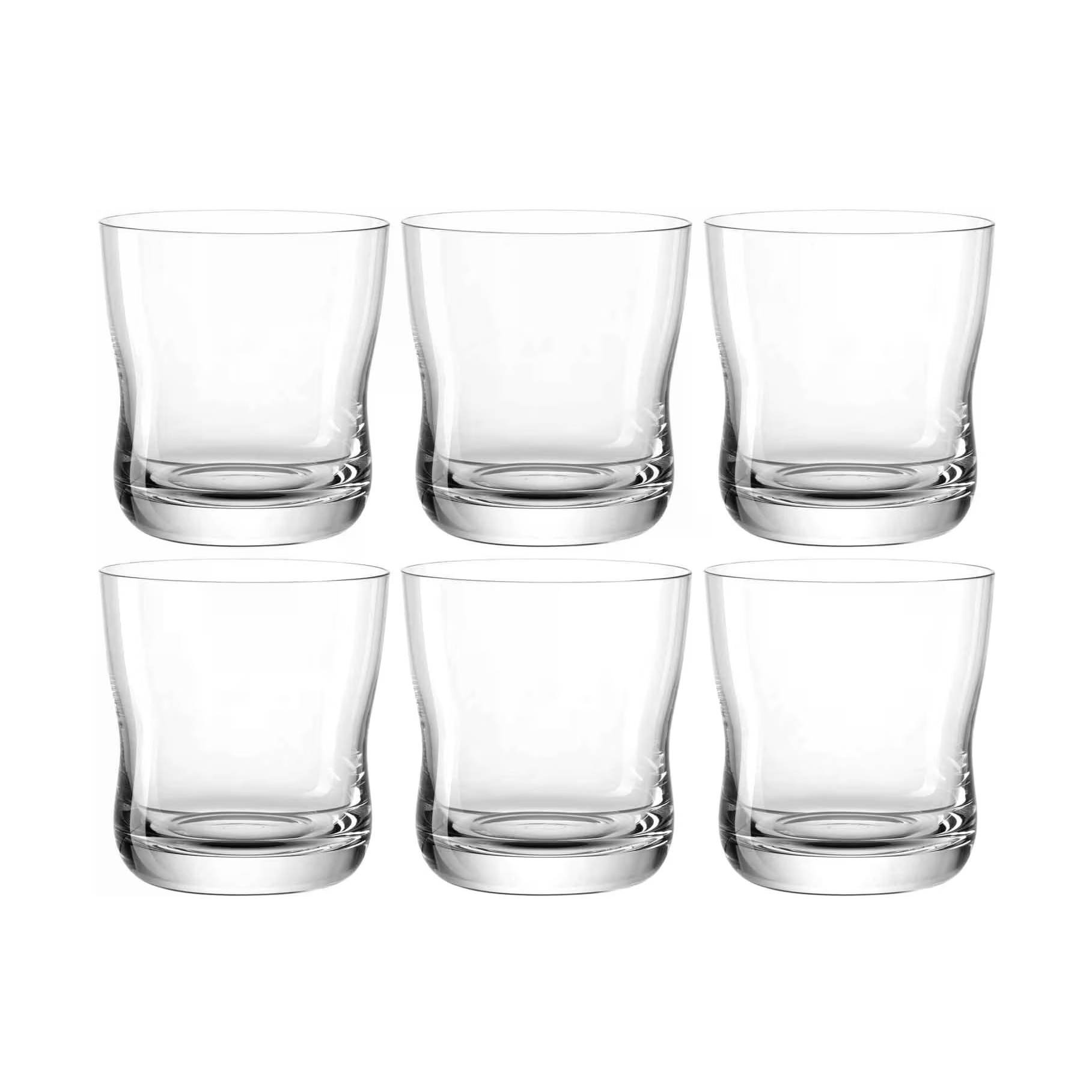 Vita lot de 6 verres à eau ou whisky 330 ml - leonardo