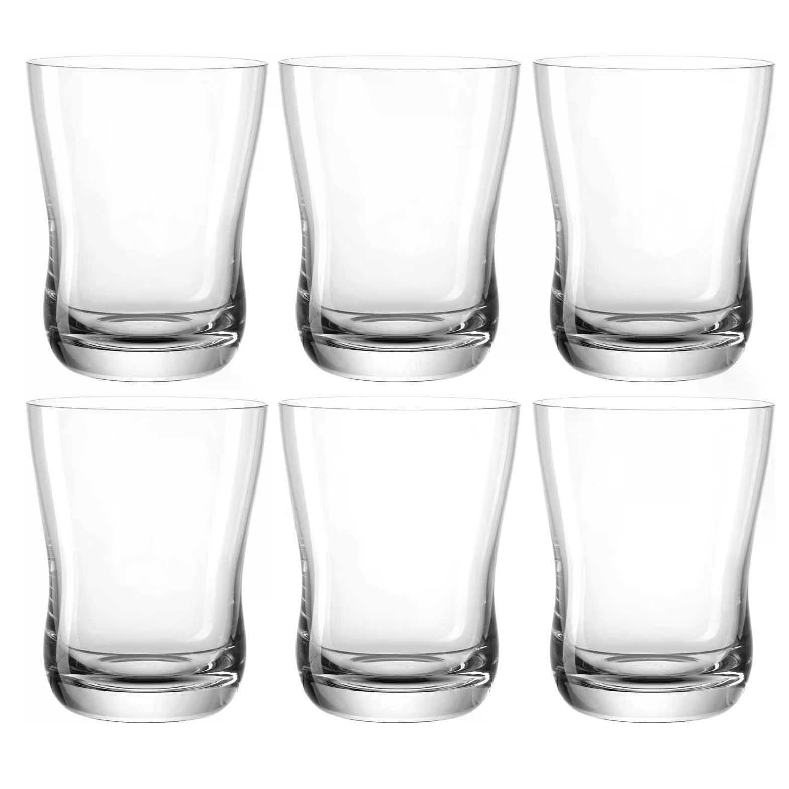 Vita lot de 6 verres à jus de fruits ou long drink 360 ml - leonardo