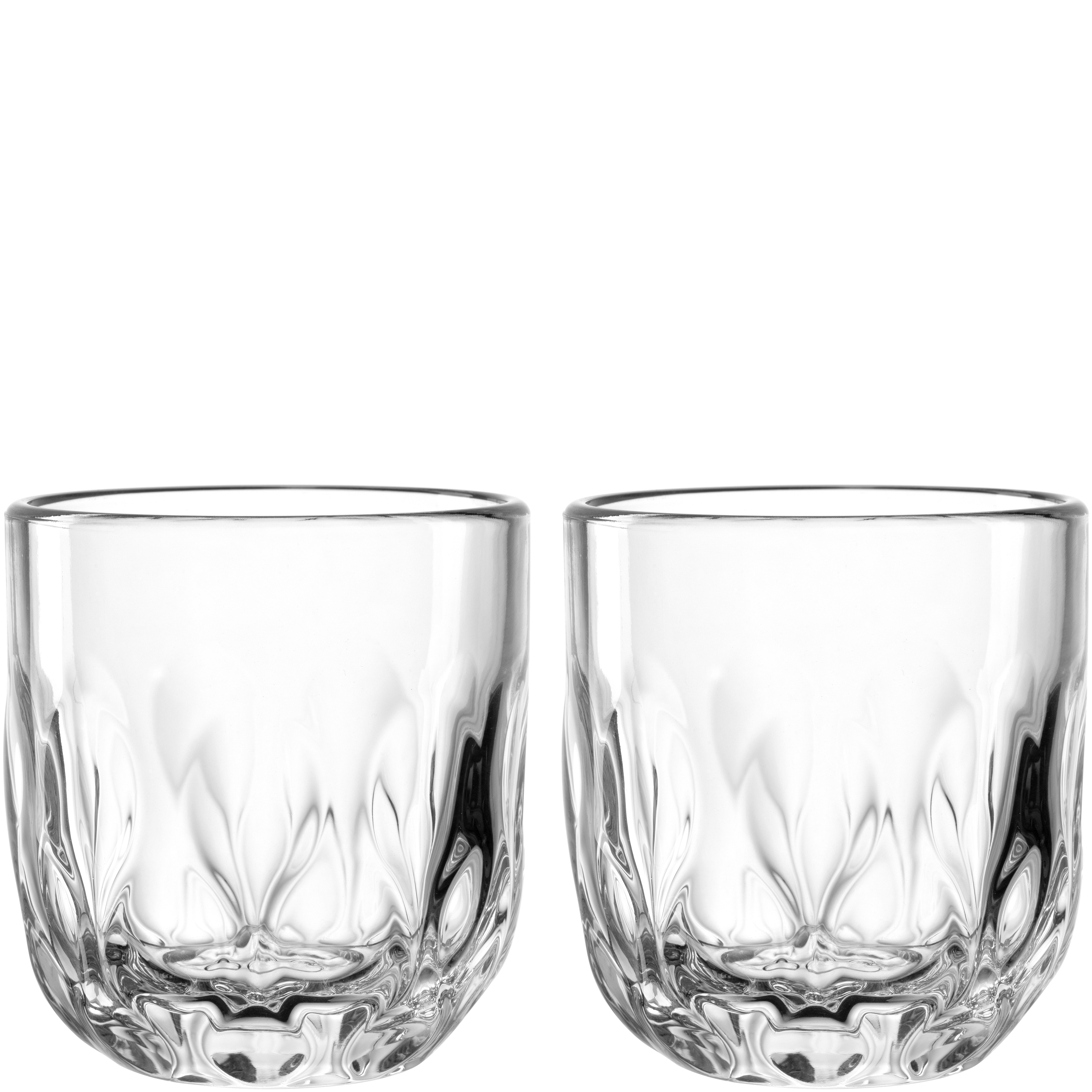 Lot de 2 verres à expresso gocce 3 - 220 ml - leonardo