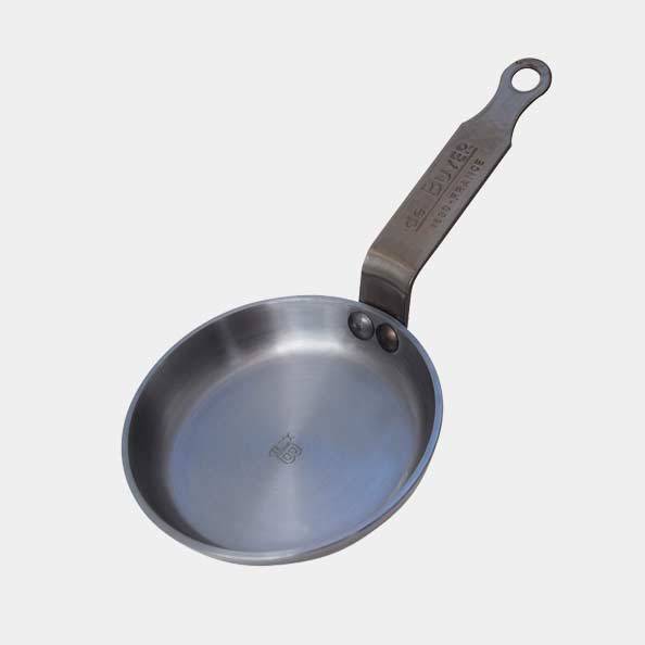 Poele a blinis en acier mineral 12 cm - de buyer