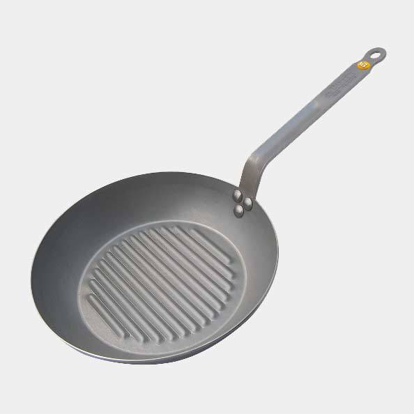 Poele grill an acier mineral 32 cm - de buyer