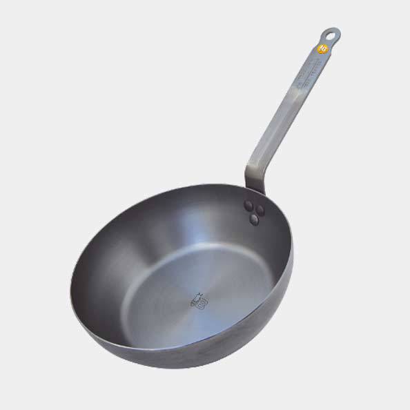 Poele paysanne mineral 24 cm en acier induction - de buyer