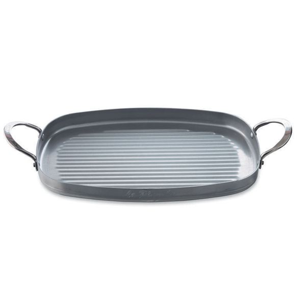 Plancha grill a anses mineral 38 x 26 cm - de buyer