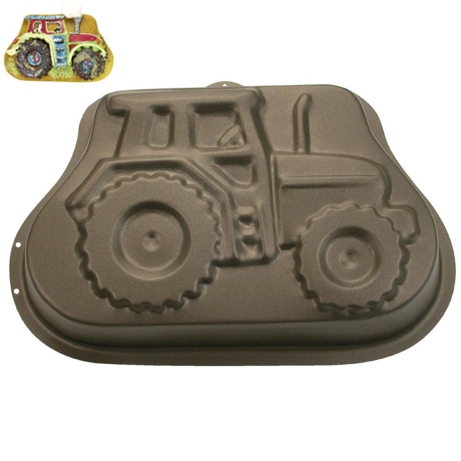 Moule anti-adherente en forme de tracteur 30 cm - stadter