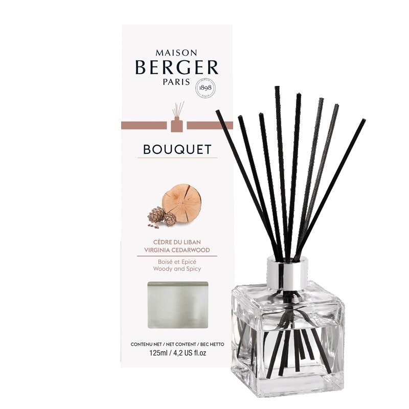 Bouquet parfume cube cedre - maison berger paris