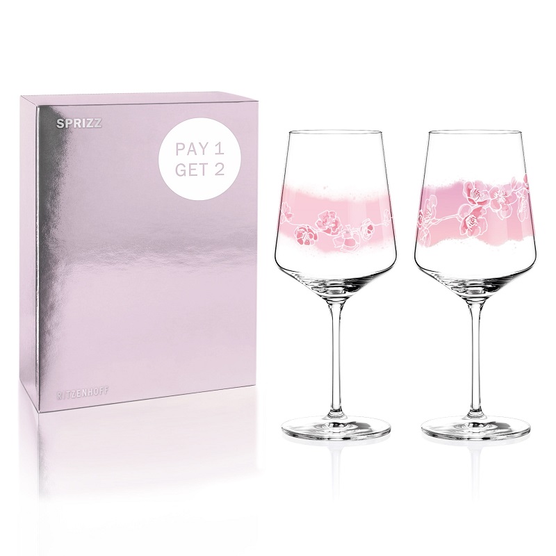 Lot de 2 verres spritz aperitivo rosato romi bohnenberg 2020 - ritzenhoff