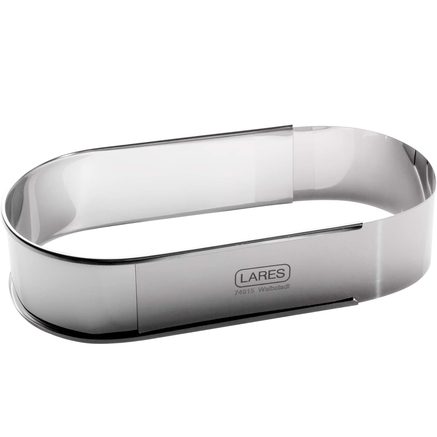 Cadre à pâtisserie extensible ovale 28-40 x15x6,3 cm - lares