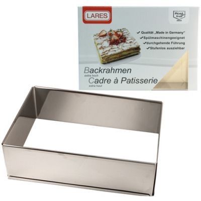 Cadre a patisserie extensible en inox - lares