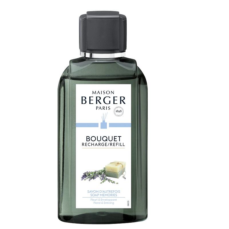 Recharge 200 ml pour bouquet parfumee savon d autrefois - maison berger paris