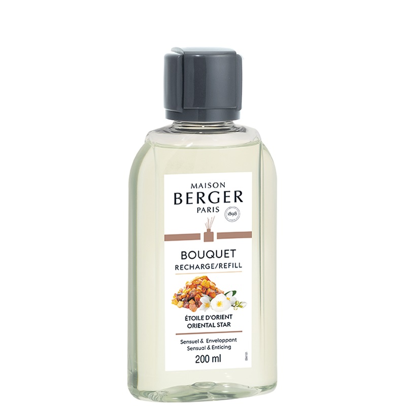 Recharge parfum pour bouquet parfume 200 ml etoile orient - maison berger paris