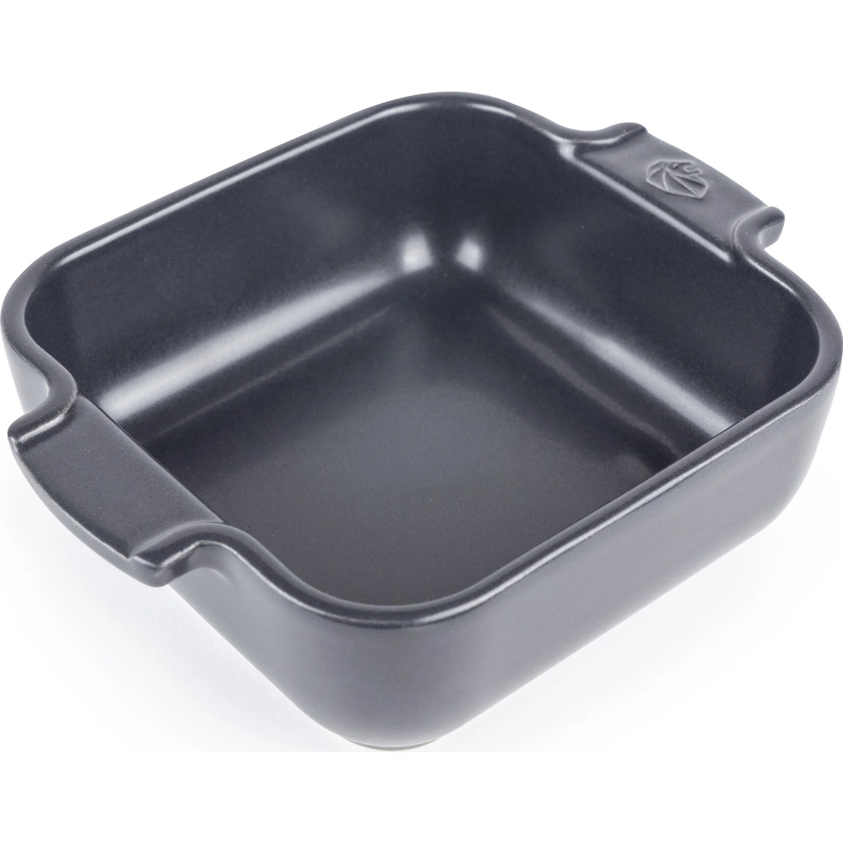 Plat four céramique individuel carré ardoise 18 cm - appolia