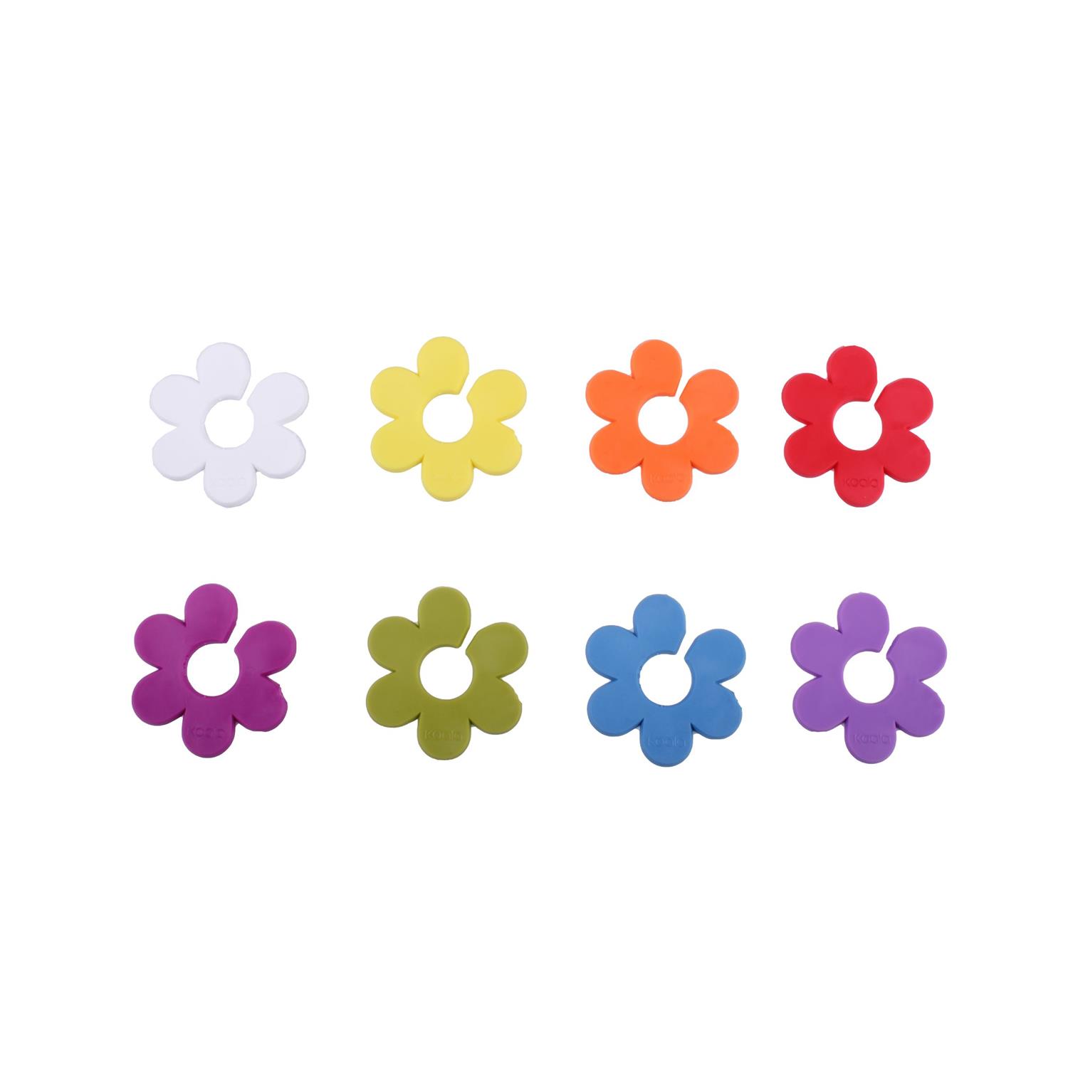 Tag - lot de 8 marqueurs de verre daisy - koala
