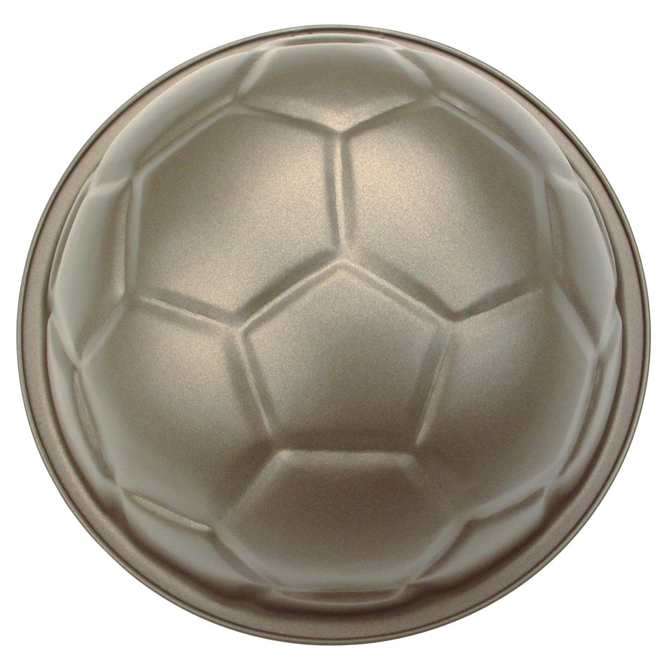 Moule anti adherent en forme de ballon de foot diam 22,5 cm - stadter