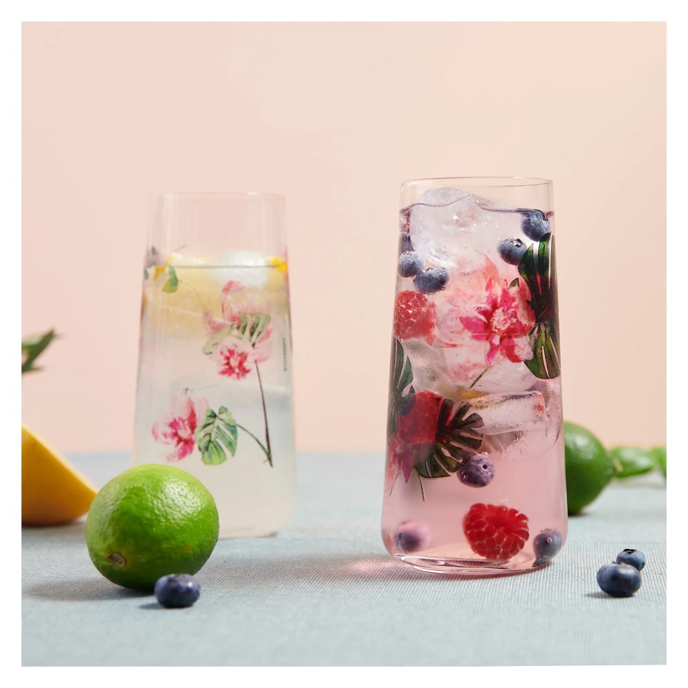 Lot de 2 verres à jus de fruits ou longdrink sommersonett von ramona rosenkranz - ritzenhoff