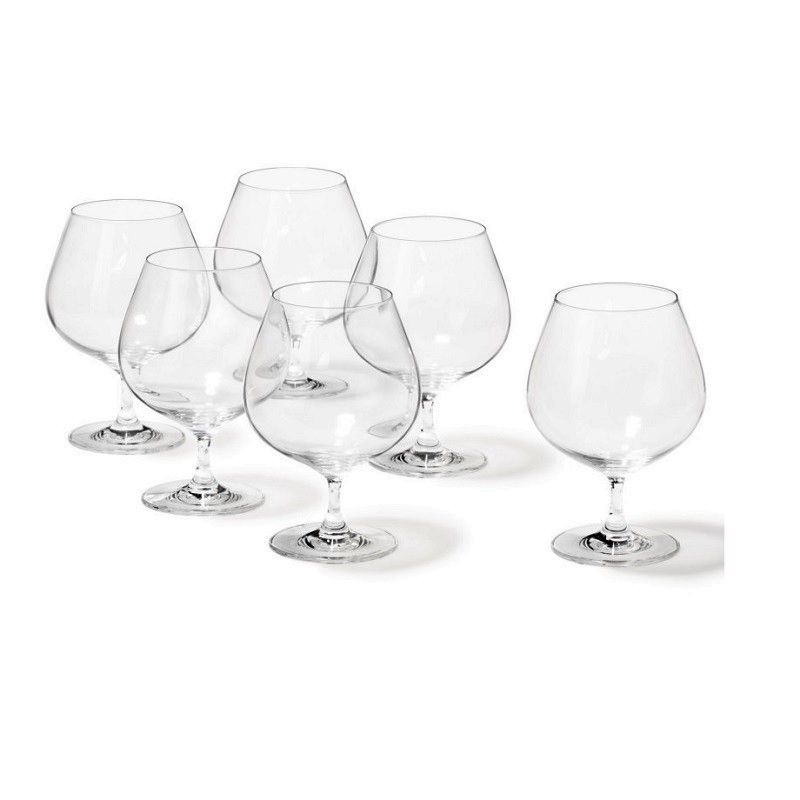 Cheers lot de 6 verres a cognac 700 ml - leonardo