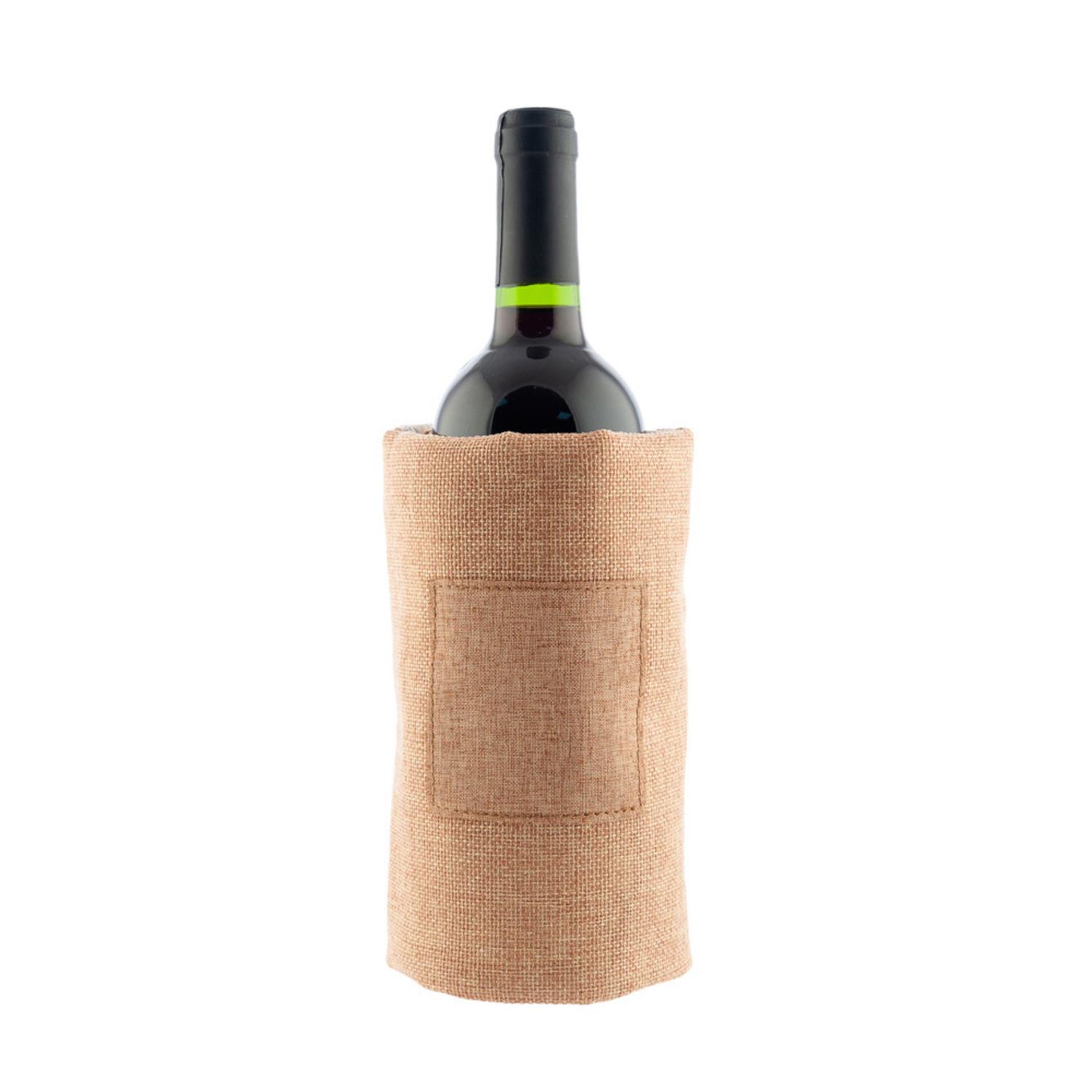 Fresh - manchon réfrigérant pour bouteille de vin ou de champagne - toile de jute - koala