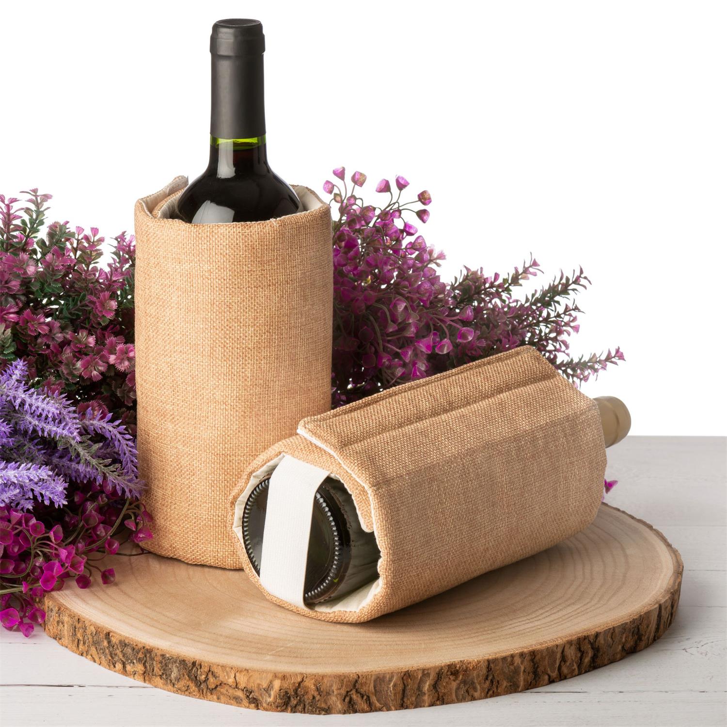 Fresh - manchon réfrigérant pour bouteille de vin ou de champagne - toile de jute - koala