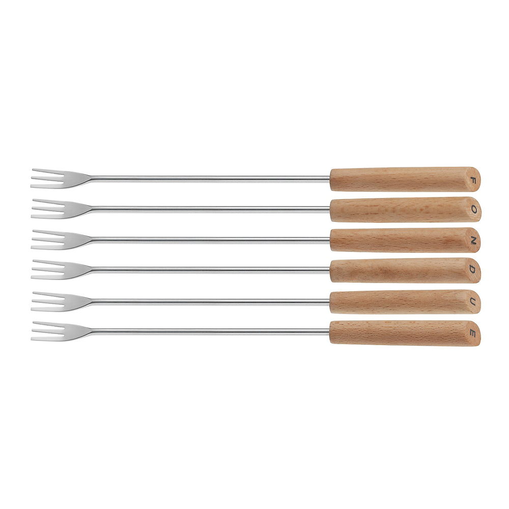 Four fondue bois savoy 3 dents - kela 