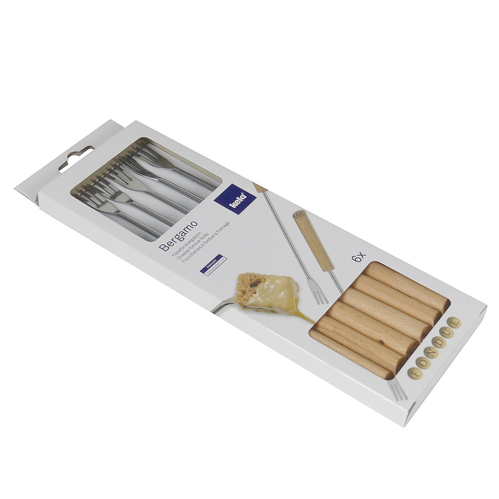 Four fondue bois savoy 3 dents - kela 