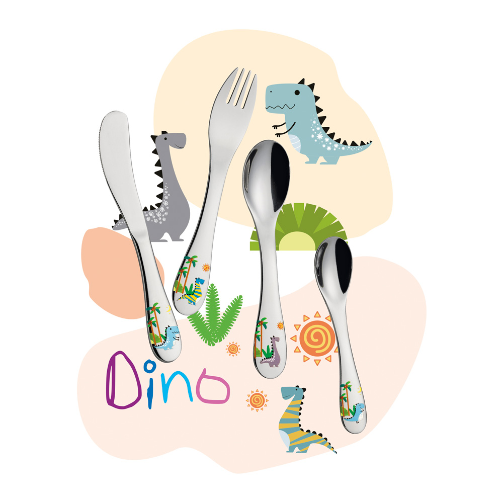 Couverts enfants dino 4 pièces - cilio
