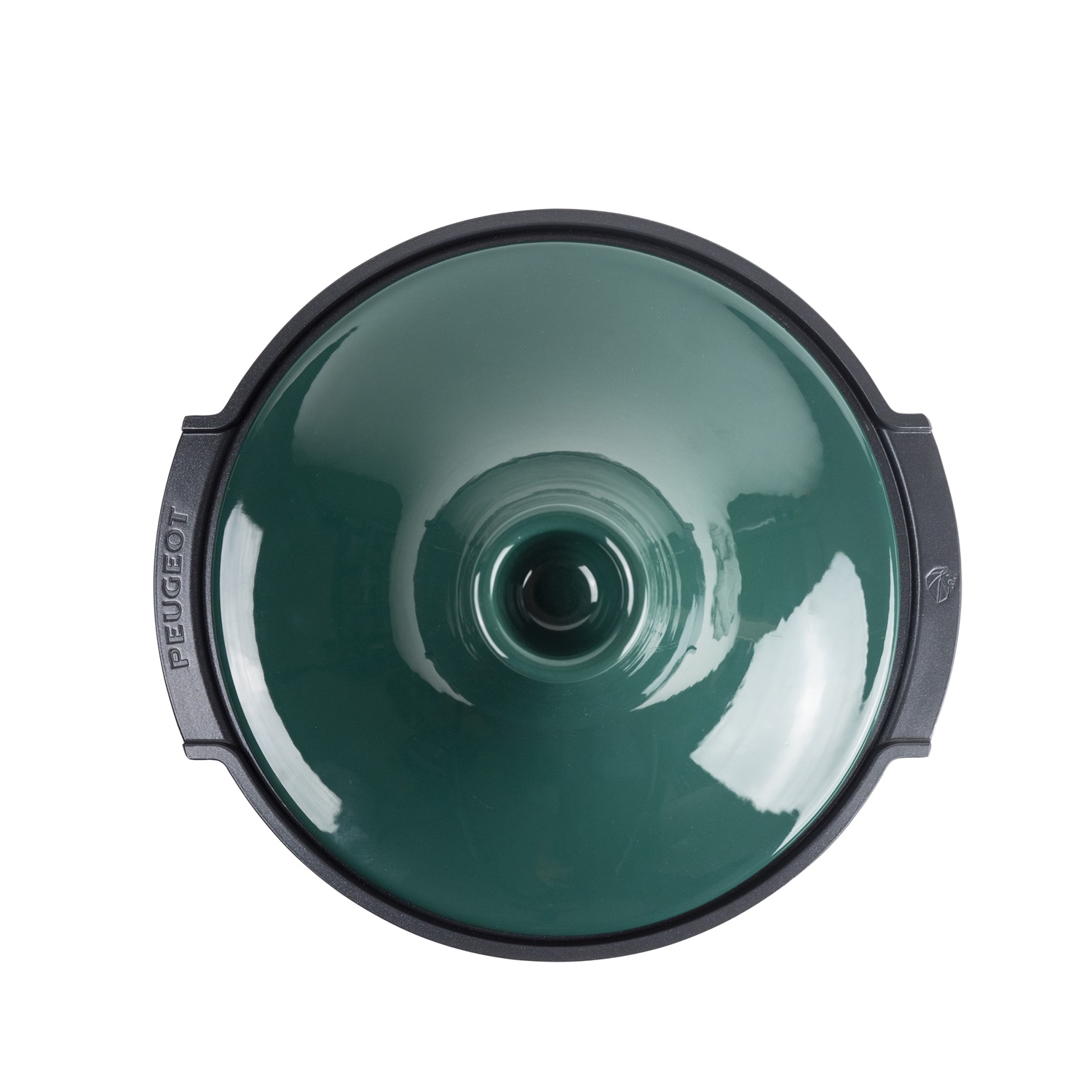 Plat à tajine induction dôme en céramique 30 cm vert forêt - peugeot saveurs
