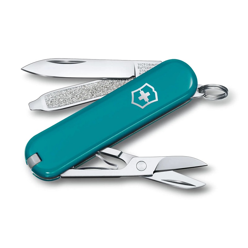 Couteau suisse de poche classic sd moutain lake bleu - victorinox 