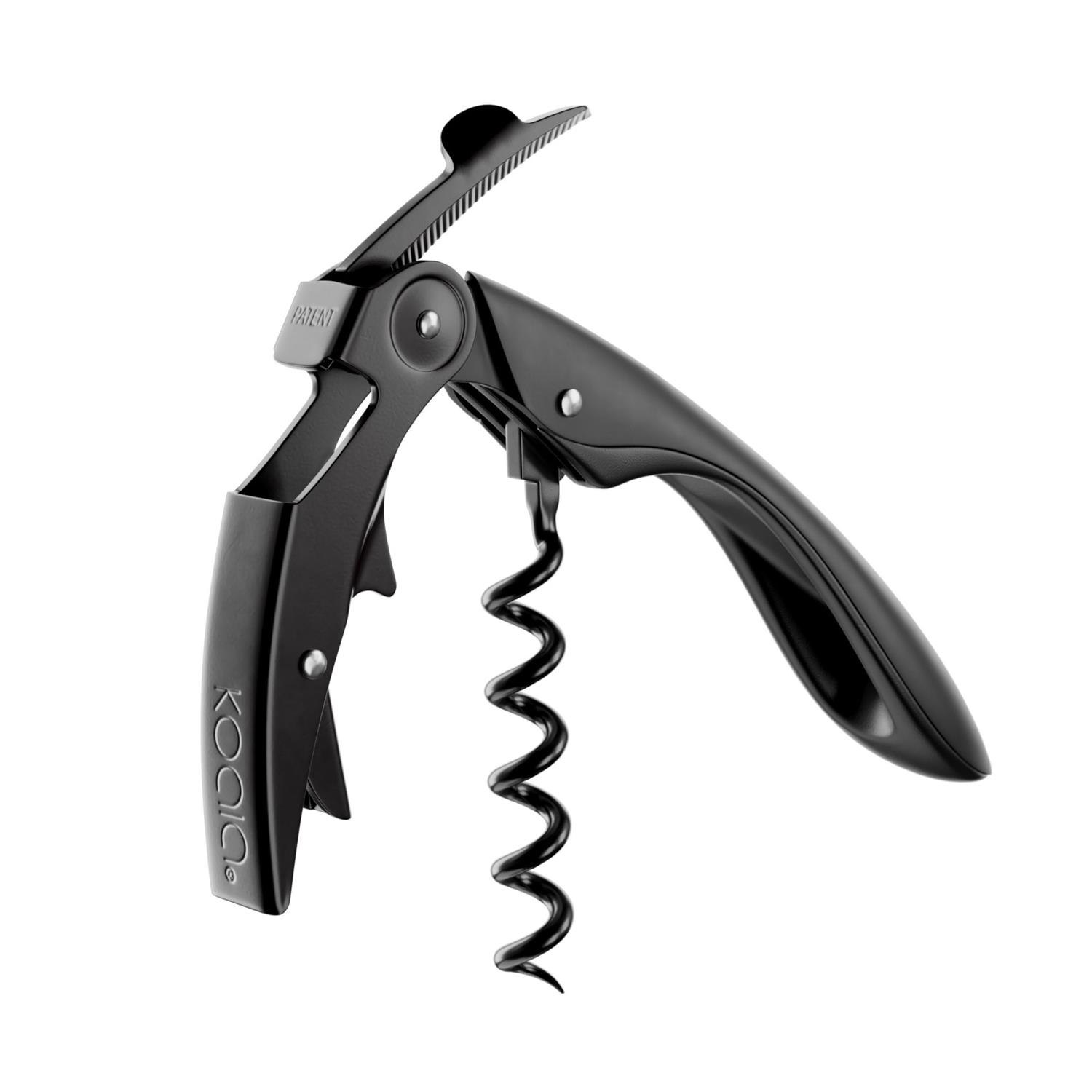 Pop - tire-bouchon double levier high tech - noir - koala