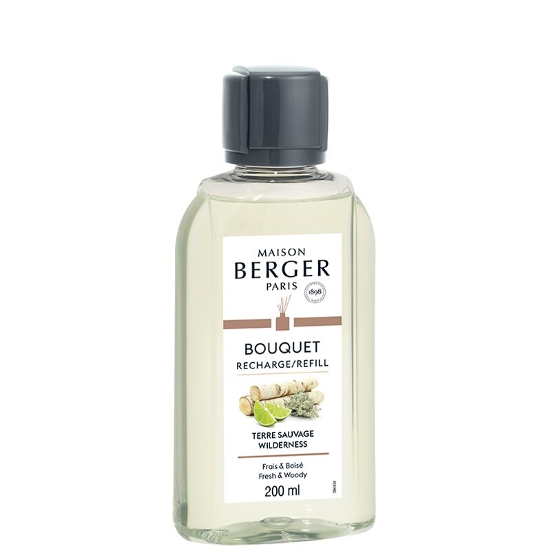 Terre sauvage recharge pour bouquet parfume 200 ml - maison berger paris