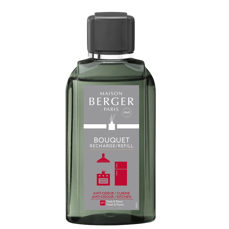 Recharge pour bouquet parfume 200 ml anti odeurs de cuisine n°1 - maison berger paris