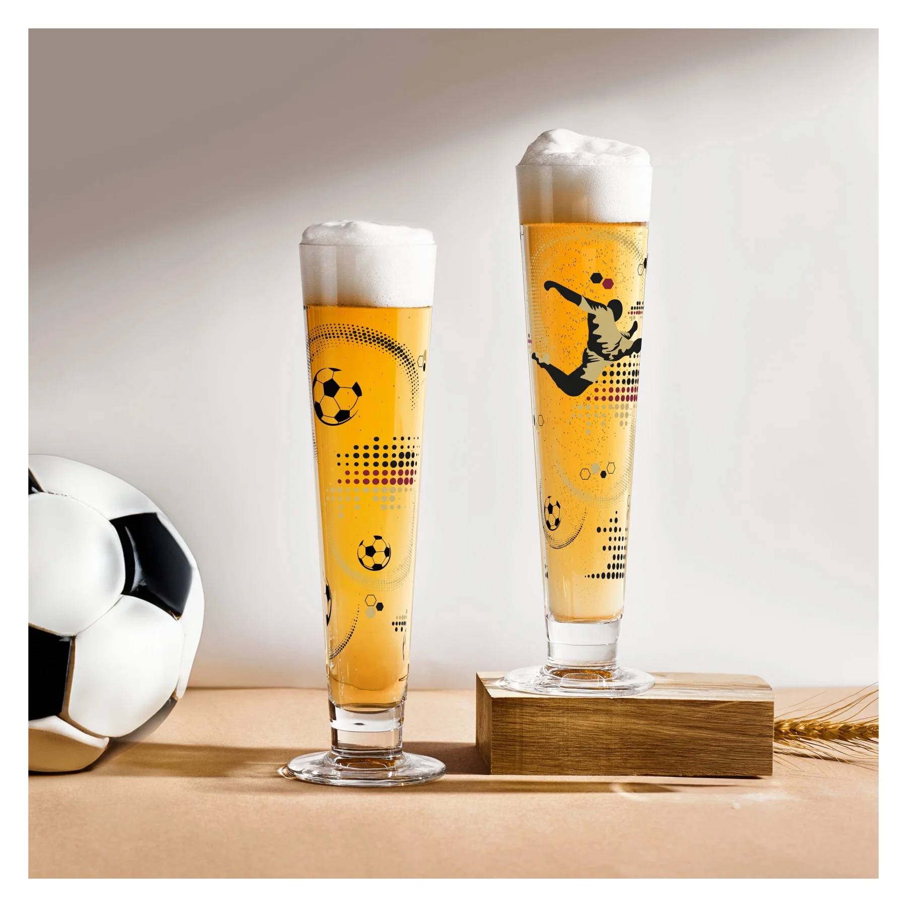 Lot de 2 verres à bière heldenfest 0,4l collection christine kordes 2024 - ritzenhoff