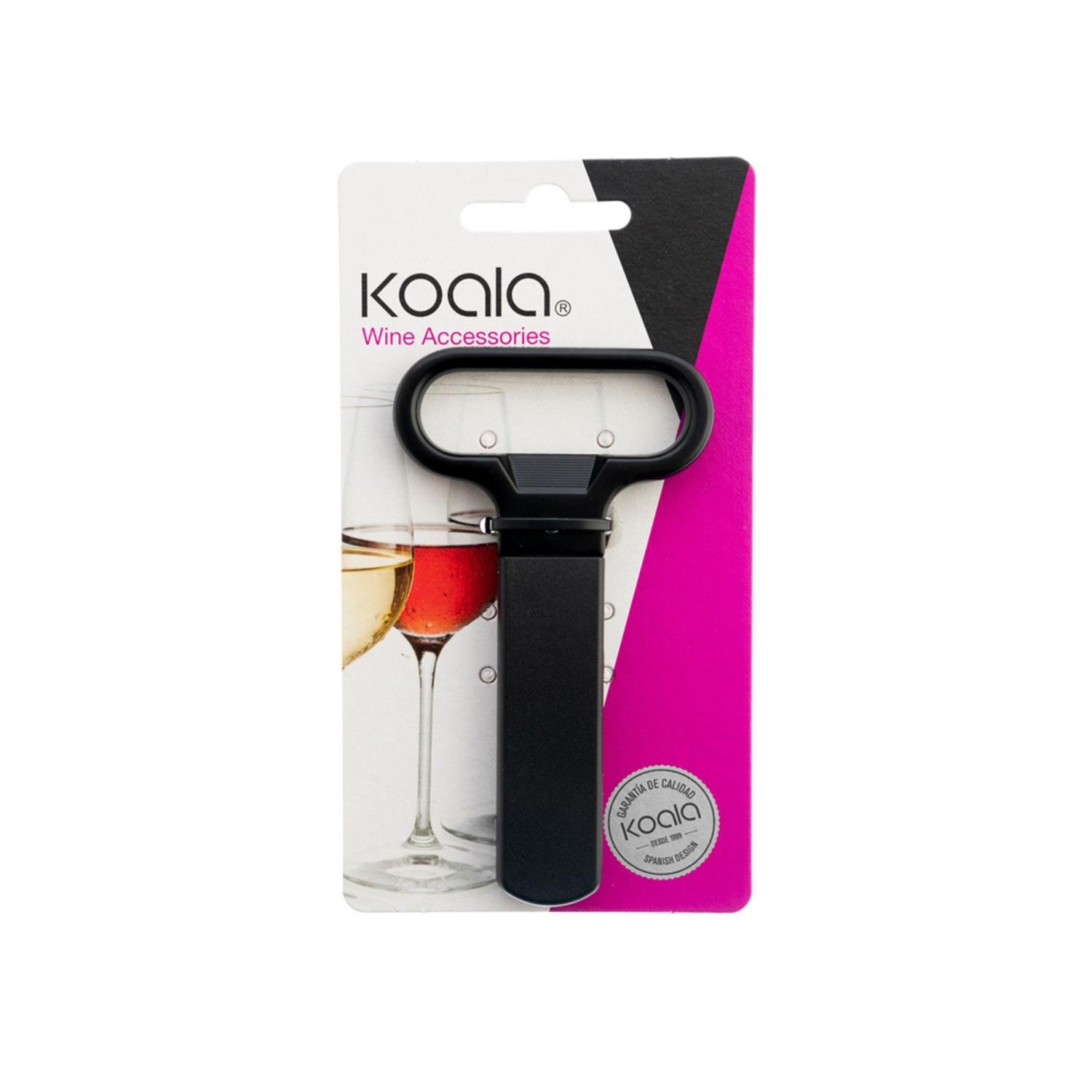 Pop - ouvre-bouteille vins vieux - noir - koala