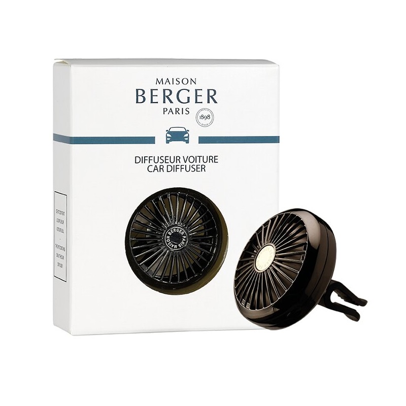 Diffuseur voiture car wheel gun noir vendu sans parfum - maison berger paris