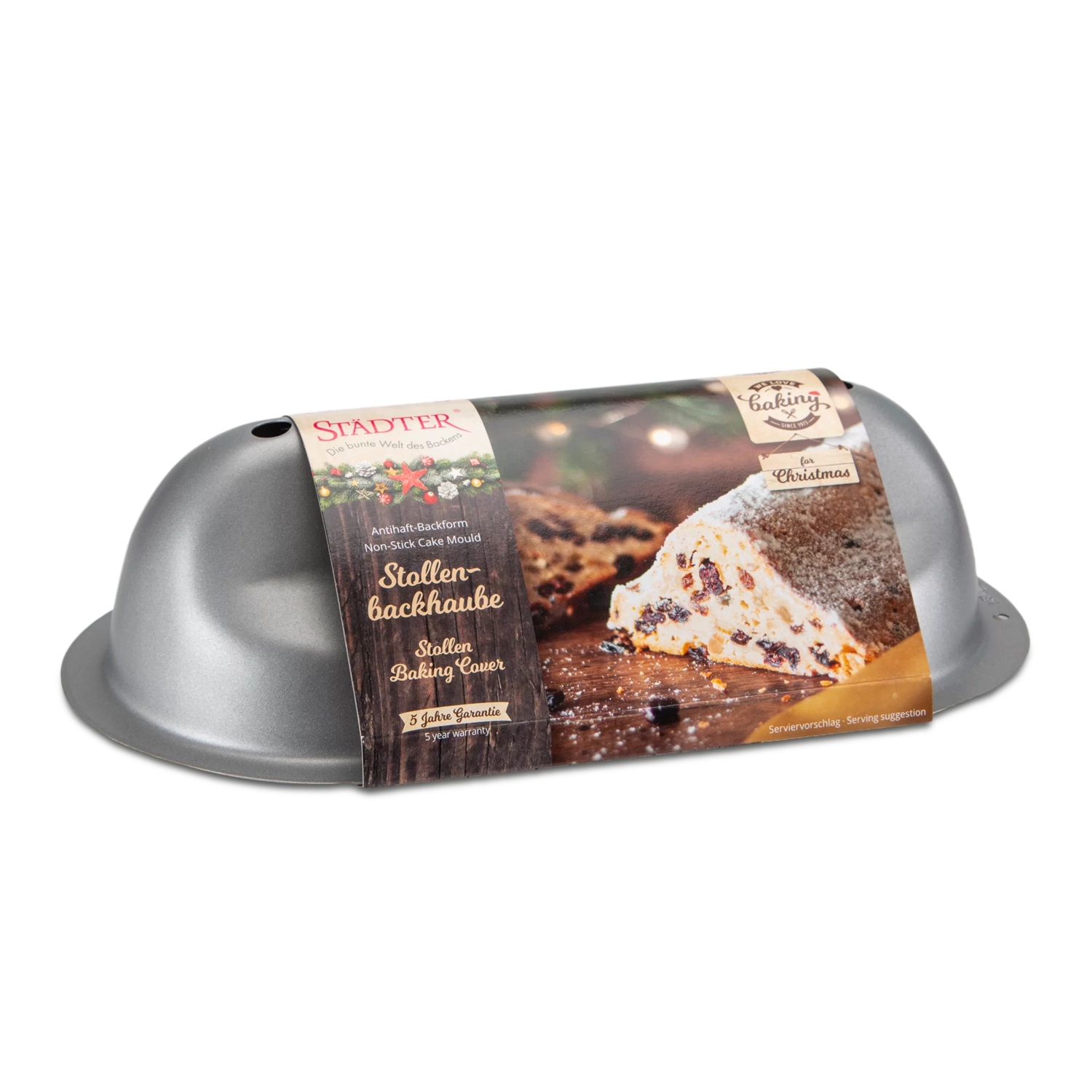 Moule à stollen antiadhérent 23 cm we love backing - stadter