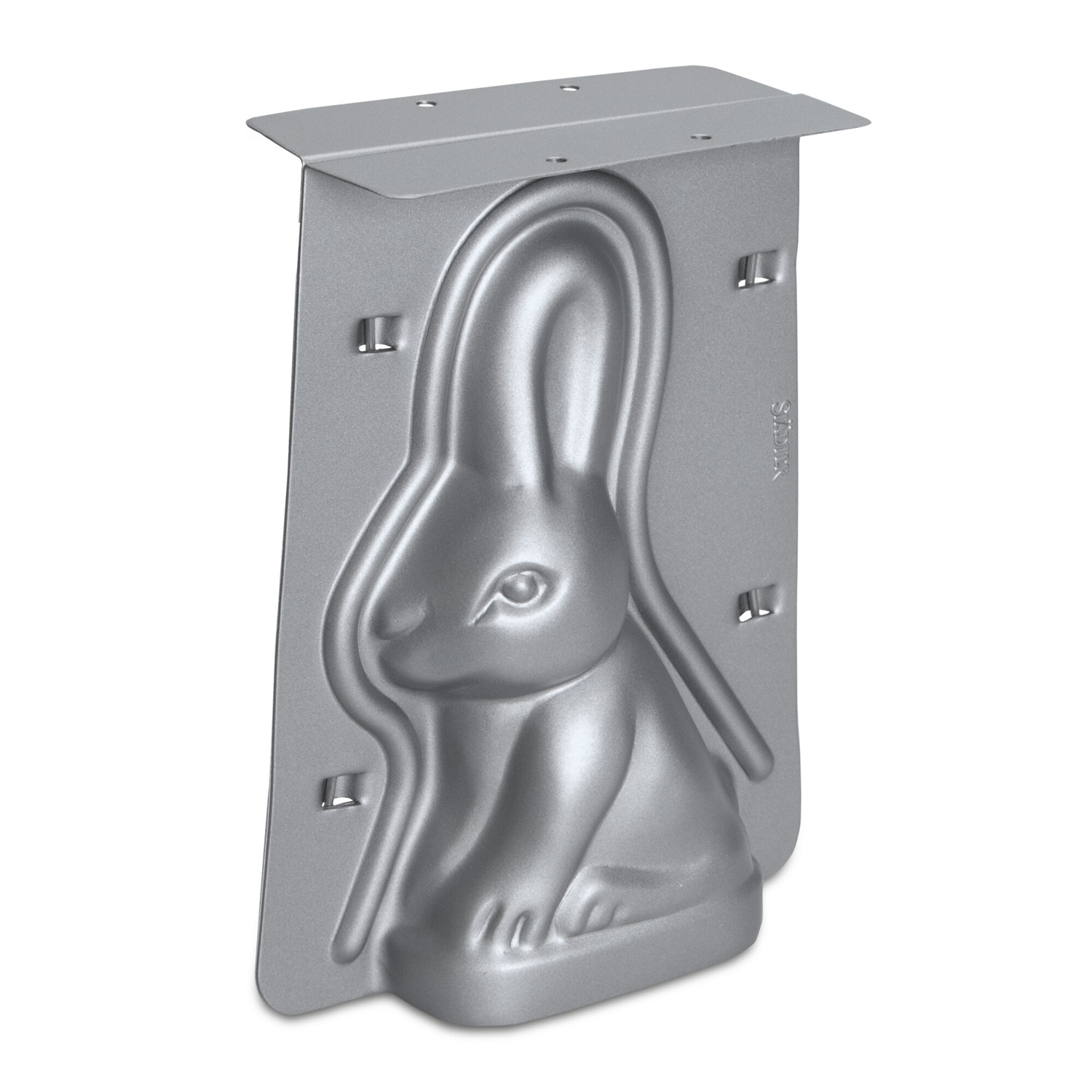 Moule en métal en forme de lapin de päques 3d 18 cm we love baking - stadter