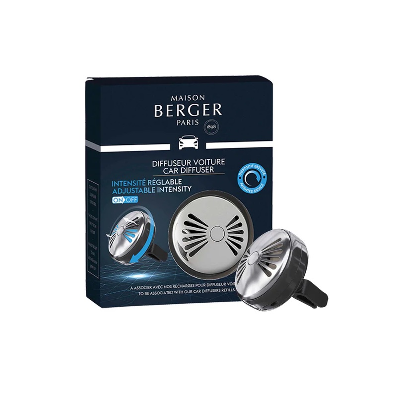 Pince diffuseur voiture on-off technique flash - maison berger paris