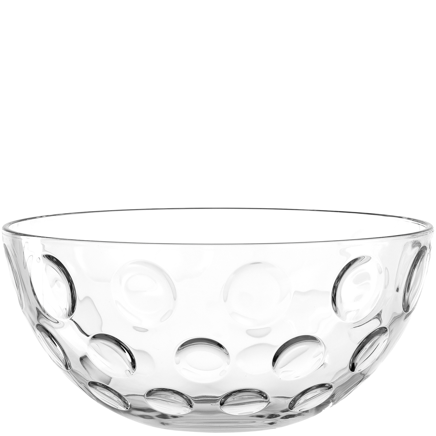 Saladier en verre ø28 cm cucina optic - leonardo