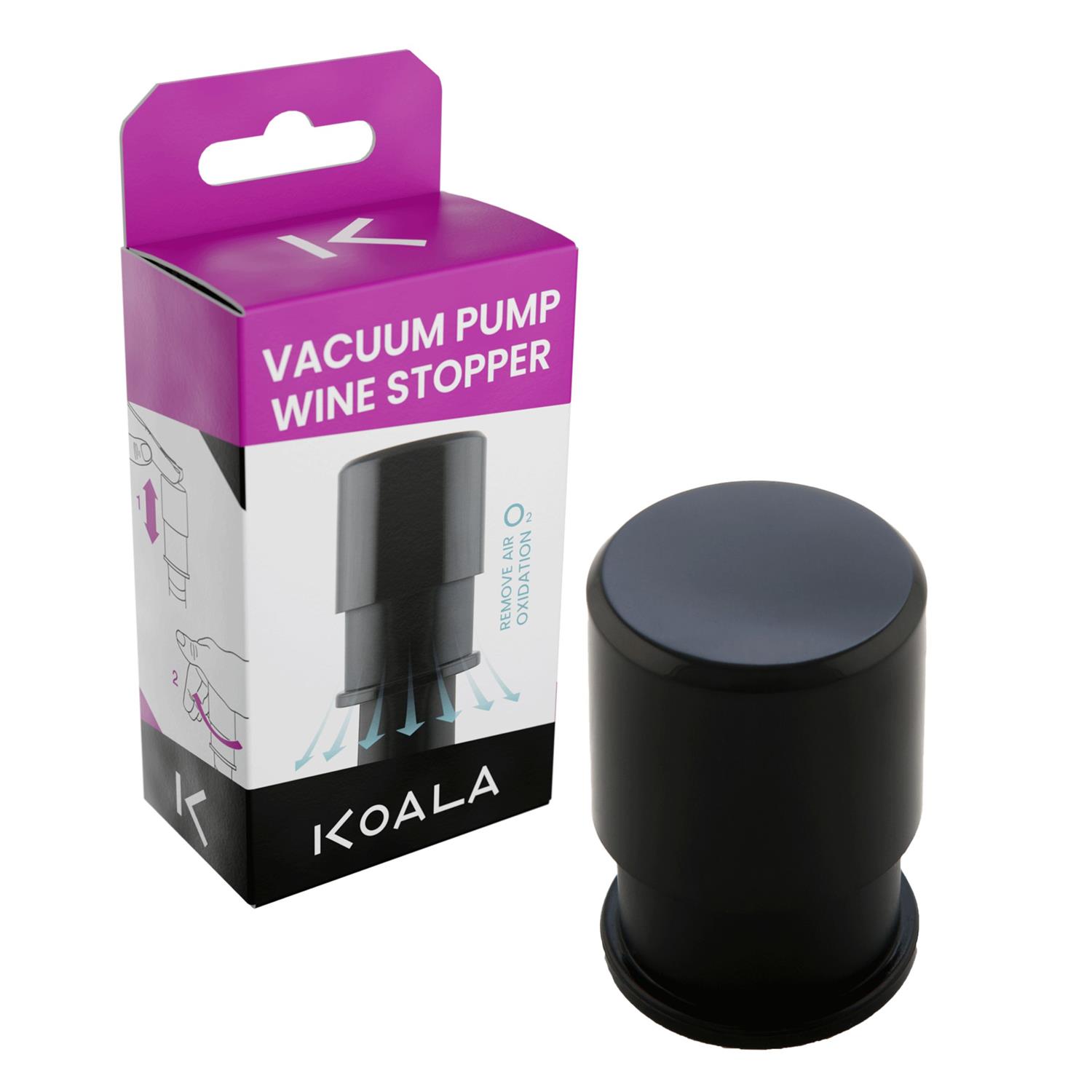 Taste - bouchon à vide - noir - koala
