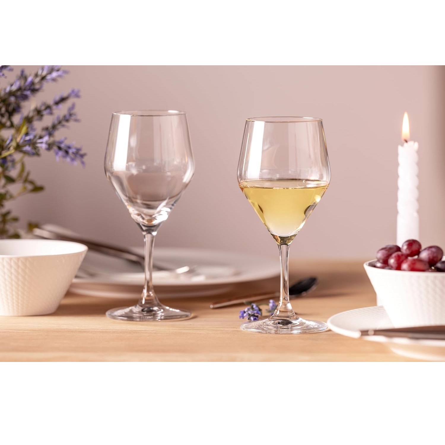 Lot de 6 verres a vin blanc 340 ml twenty - leonardo