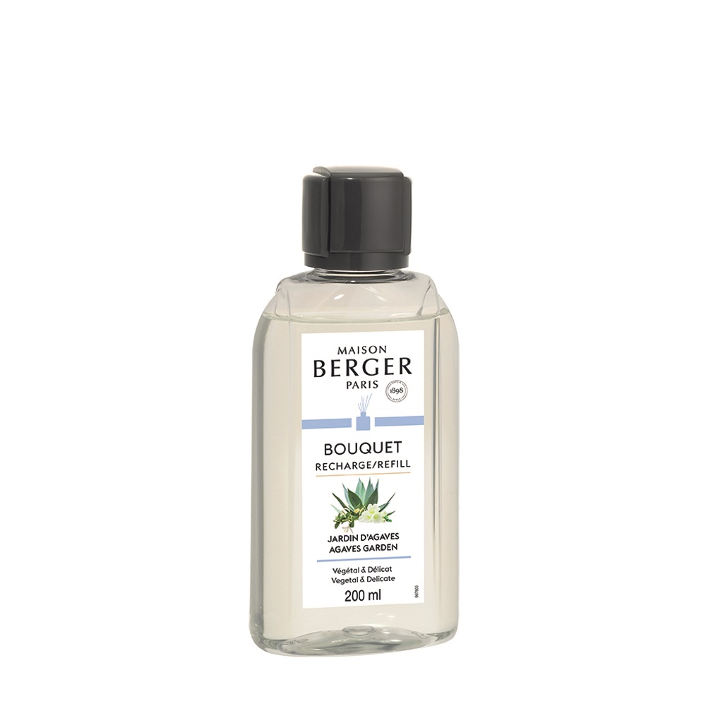 Recharge pour bouquet parfume 200ml jardin d'agaves - maison berger paris